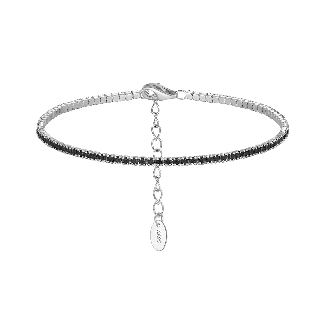 Tennis Armband 1.5mm Zirconia - 925 Silver 14K Guldplätering