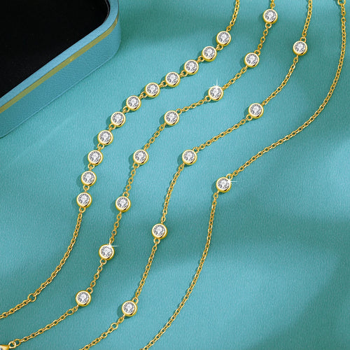 Armband i 925 Silver med Moissanite 0.5ct