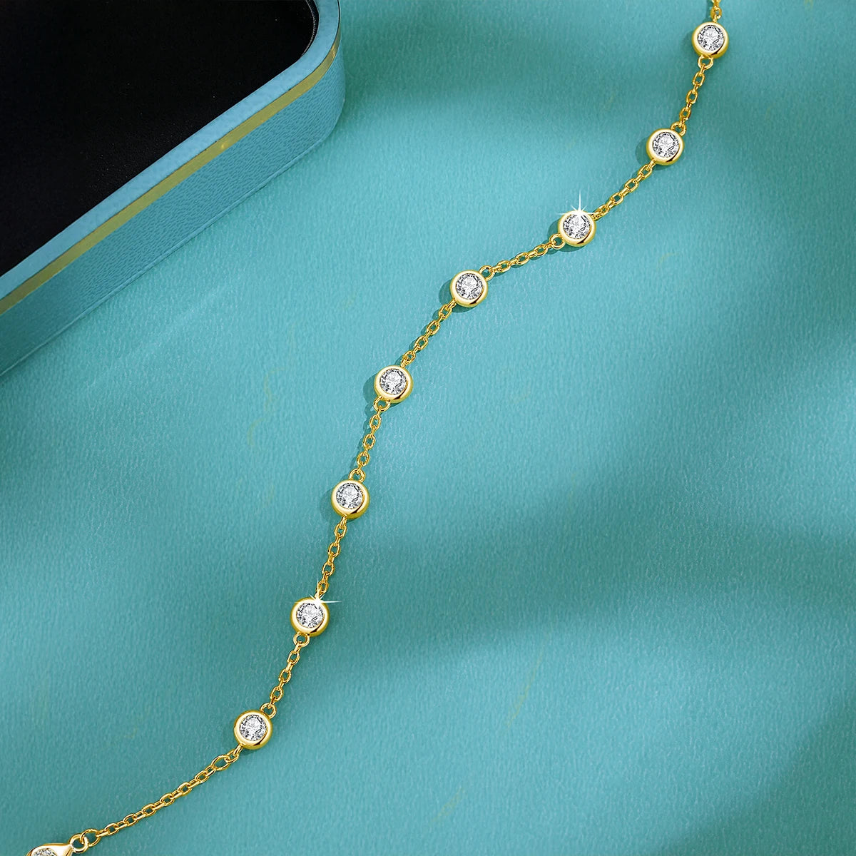 Armband i 925 Silver med Moissanite 0.5ct