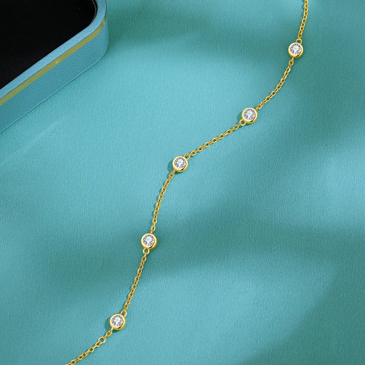 Armband i 925 Silver med Moissanite 0.5ct