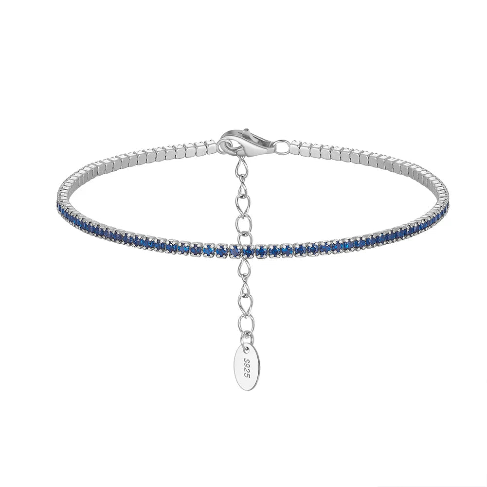 Tennis Armband 1.5mm Zirconia - 925 Silver 14K Guldplätering
